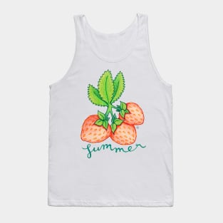 Summer Strawberries Tank Top